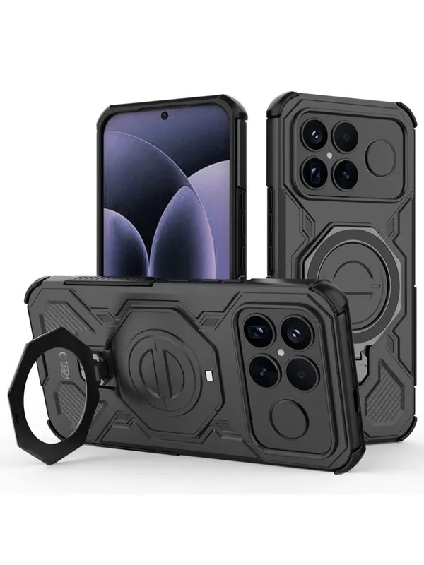 Tech-Protect TacticStand MagSafe Case for Xiaomi Poco F8 Ultra - Black