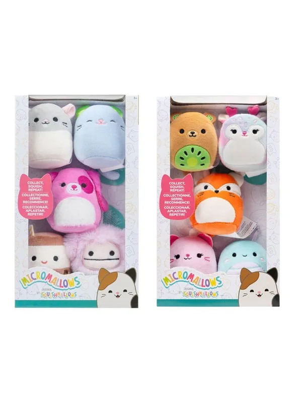 Squishmallows Micromallows 6 cm Plush 5 Pack Asst