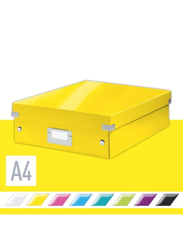 Leitz Sorteringsboks Click&Store  WOW Medium Gul