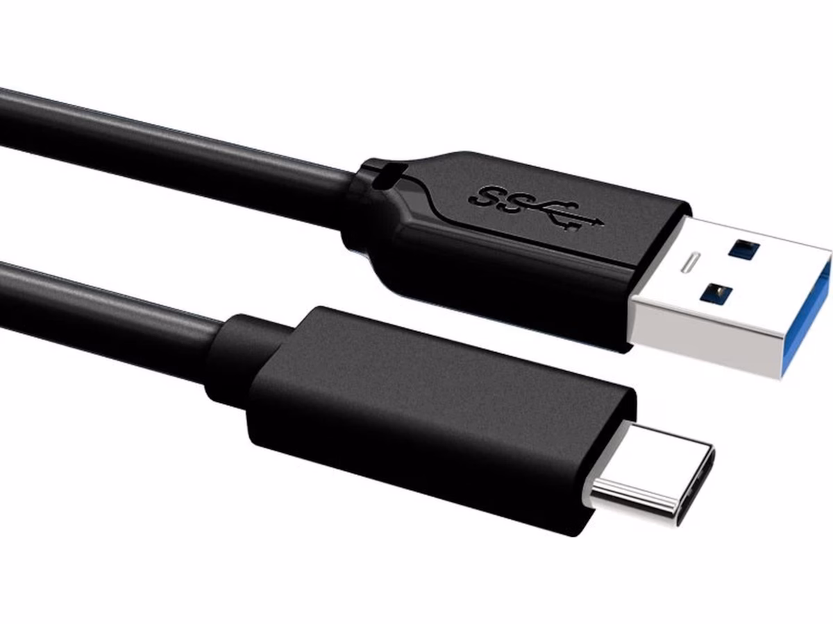 Andersson USB-C til USB-A kabel 1m (sort)