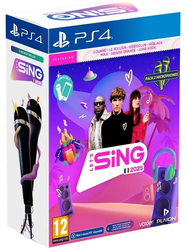 Let's Sing 2026 + 2 Microphones - Sony PlayStation 4 - Musikk