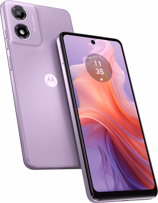 Motorola Moto E14 smarttelefon 2/64GB (Pastel Purple)