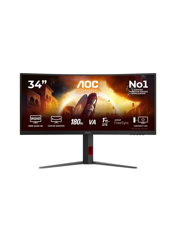 34" AOC CU34G4 - 3440x1440 (UWQHD) - 180Hz - VA