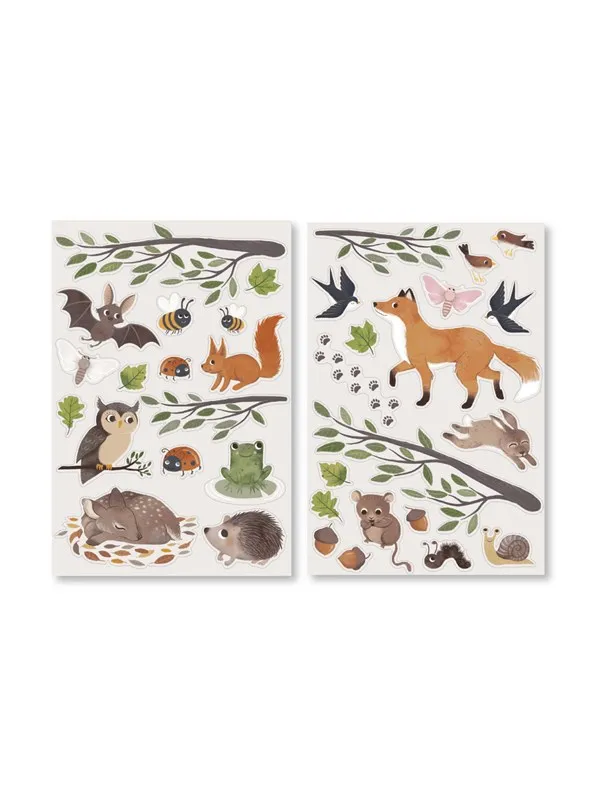 Filibabba Wallstickers - Skovens dyr