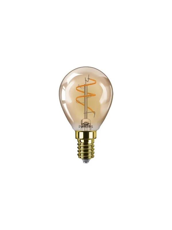 Philips LED-lyspære Filament Mini-ball 2.7W/918 (15W) Dimmable Amber E14