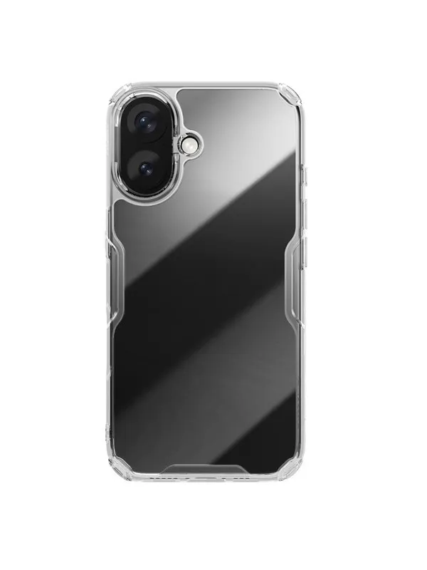 Nillkin  Nature Pro Case for iPhone 16 - Clear and White