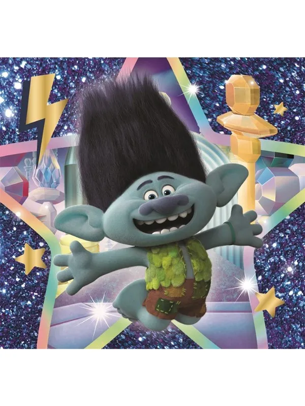 Clementoni Puzzle Trolls 3x48 pieces Gulv