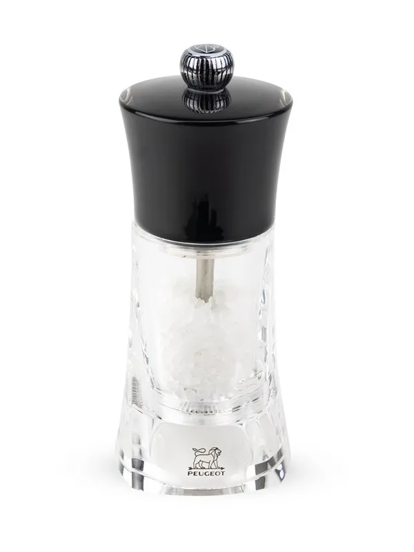 Peugeot Molene Salt Mill in Acrylic Black 14 cm