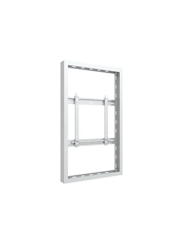 Multibrackets M Pro Series enclosure - medium - for digital signage panel - high brightness - white RAL 9005 - Max 25 kg - recommended for 50"