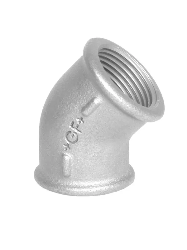 Georg-Fischer Elbow 45° galvanized for f 3/8
