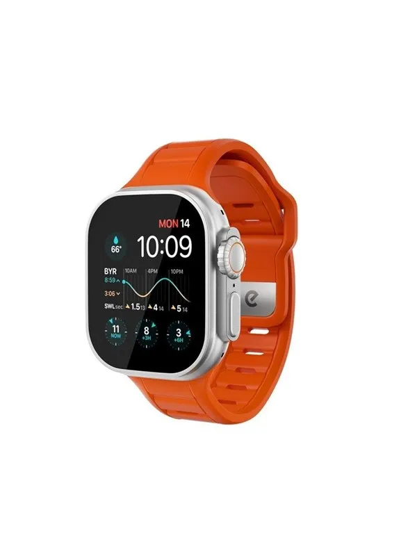 KeyBudz Journey Apple Watch Strap - Electric Orange