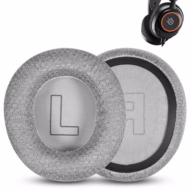 Utskiftbare øreputer for SteelSeries Arctis Nova Pro hodetelefoner Grå