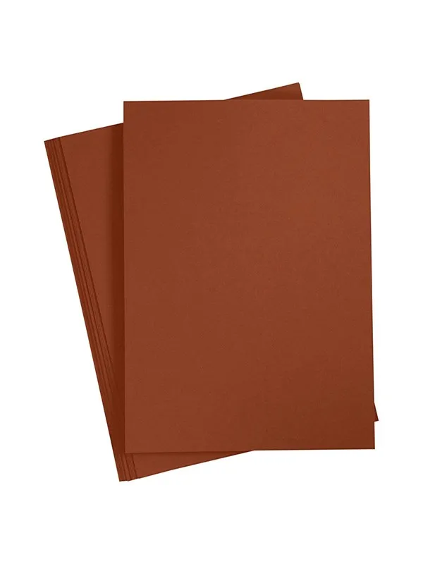Creativ Company Colored Cardboard Coffee Brown A4 20 Sheets