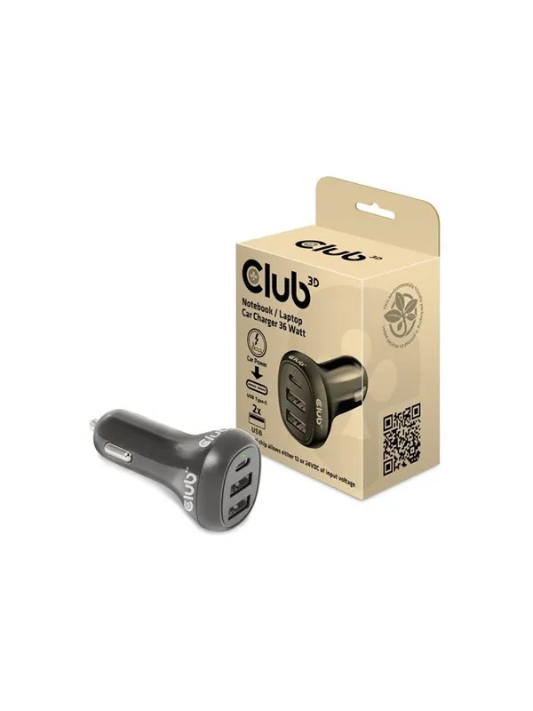 Club 3D CAC-1921 - car power adapter - 36 Watt