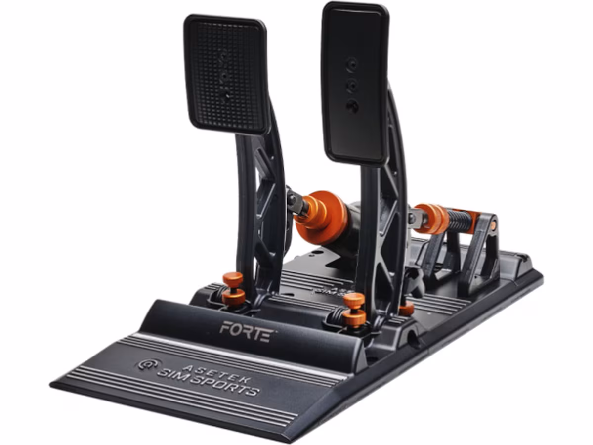 Asetek Forte simracing-pedaler bremse og gass