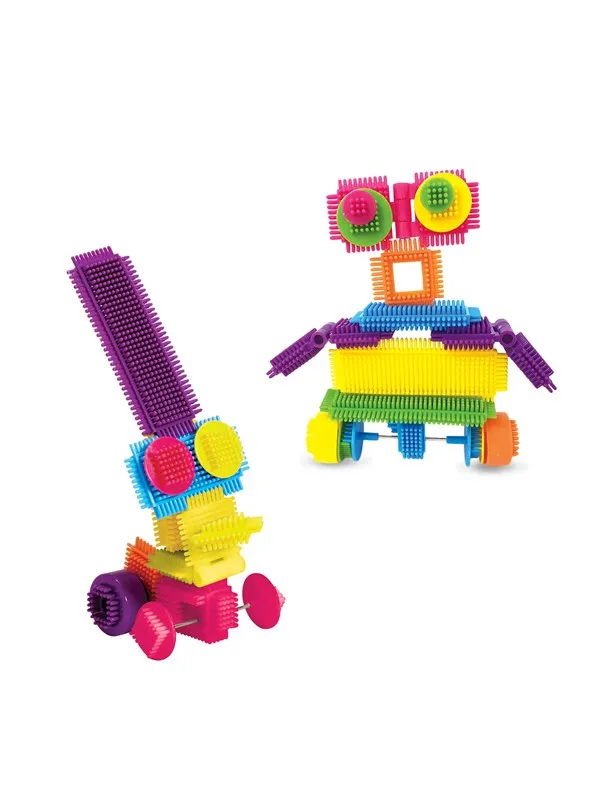 Edushape Brix m/træk tilbage hjul 56 dele
