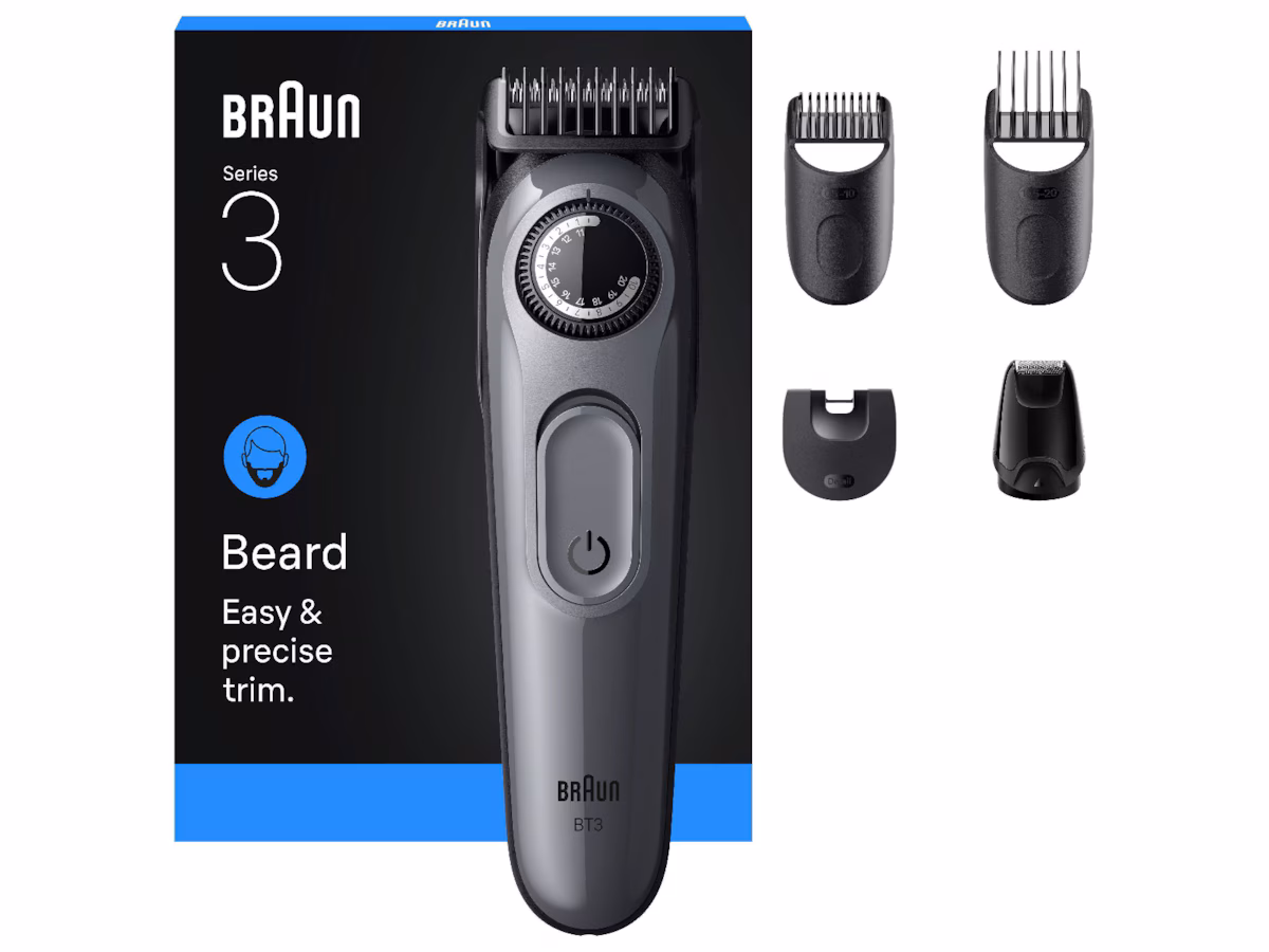Braun Series 3 Skjeggtrimmer (grå)