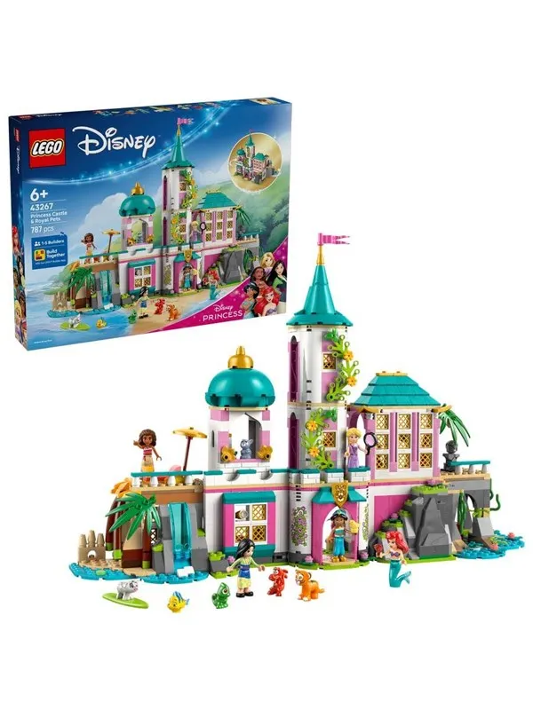LEGO Disney 43267 Prinsesseslott med kjæledyr