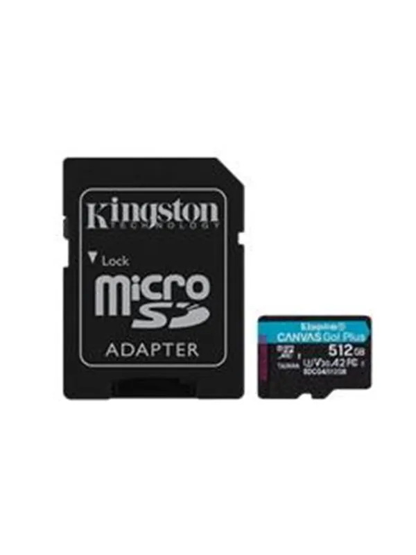 Kingston Canvas Go! Plus microSD/SD - 200MB/s - 512GB