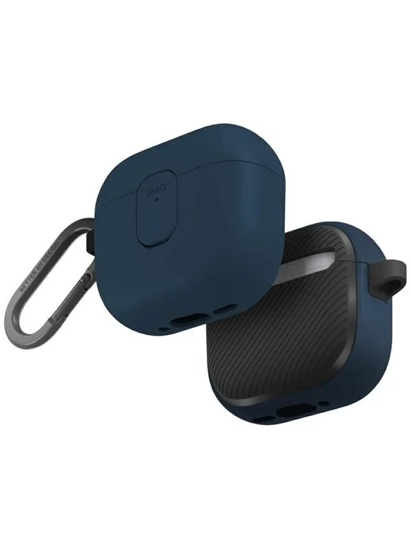 UNIQ Clyde Lock Case for AirPods 4 - Blue
