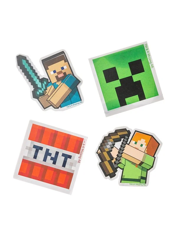 Euromic MINECRAFT 4-pack erasers in box