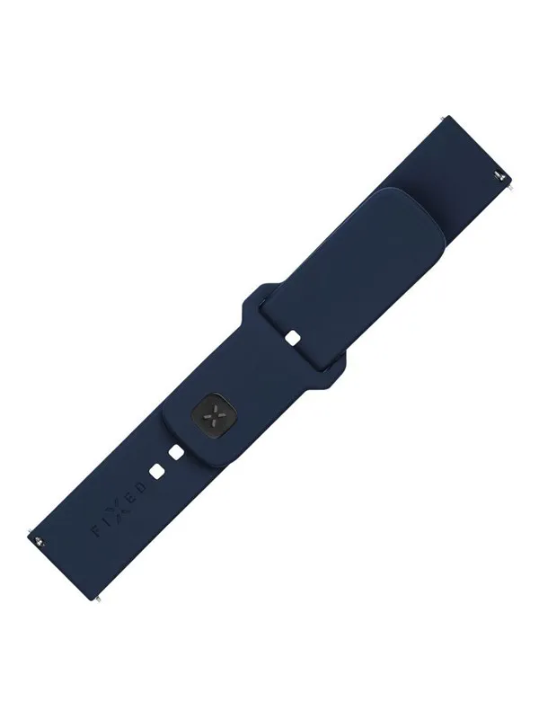 FIXED Silicone Strap Smartwatch Universal 22 mm Blue