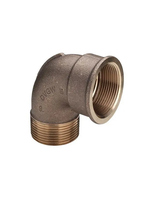 Viega Bend 90° sleeve/nipple 1" gunmetal