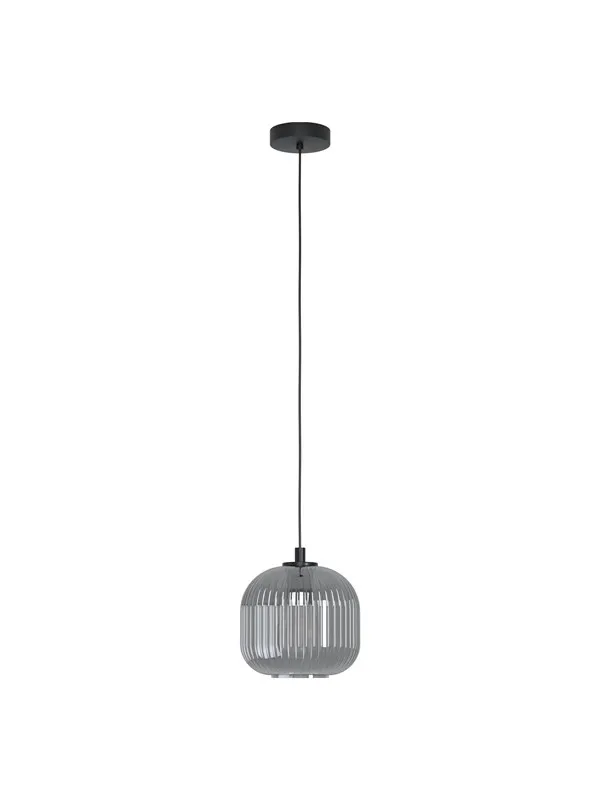 EGLO MANTUNALLE 1 pendant light black-transparent