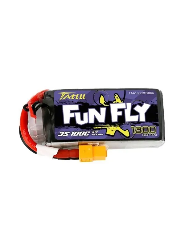 Gens ace &Tattu - Battery FunFly 1300mAh 11.1V 100C 3S1P