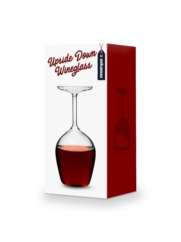 Novelty Upside Down Wineglass