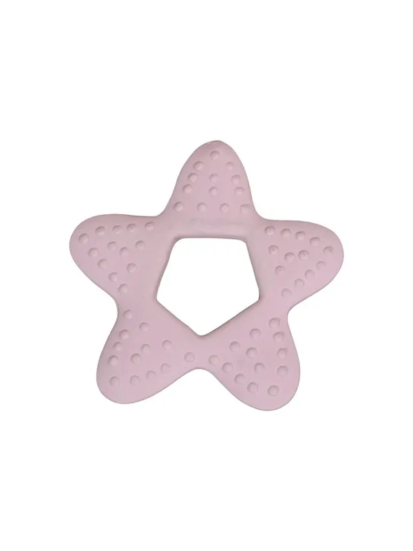 Filibabba Teether - Star rubber - light lavender