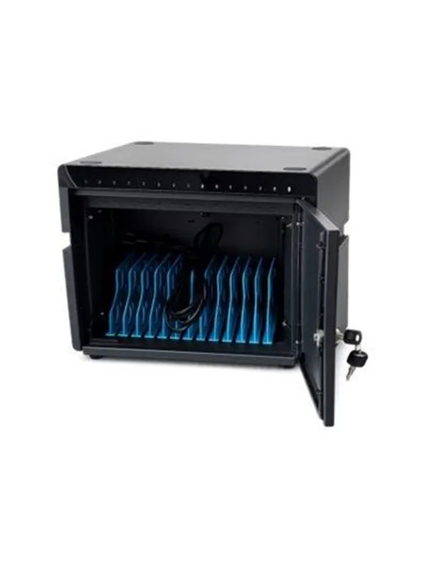 Deltaco cabinet unit - for 10 tablets / mobile phones - black - Max - recommended for