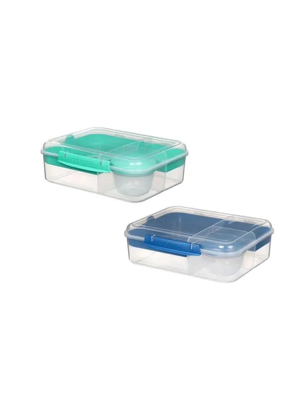 Sistema 1.65L Bento Lunch To Go 2 Pack