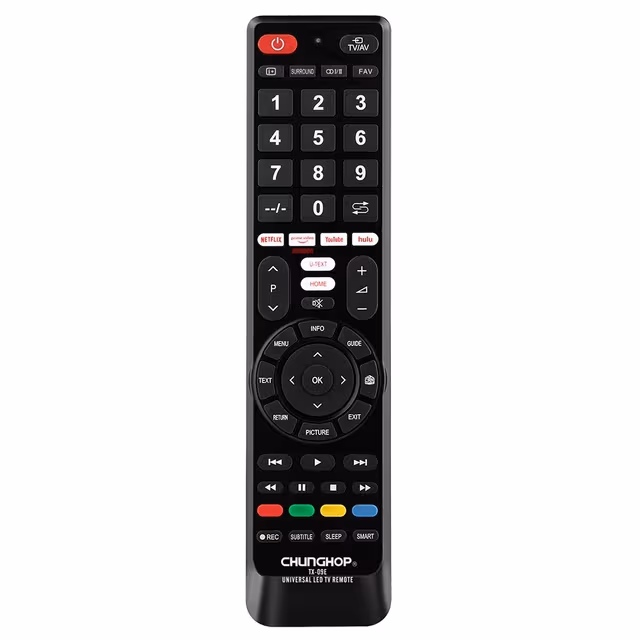 Fjernkontroll CHUNGHOP TX-09E Universal TV-fjernkontroll erstatning