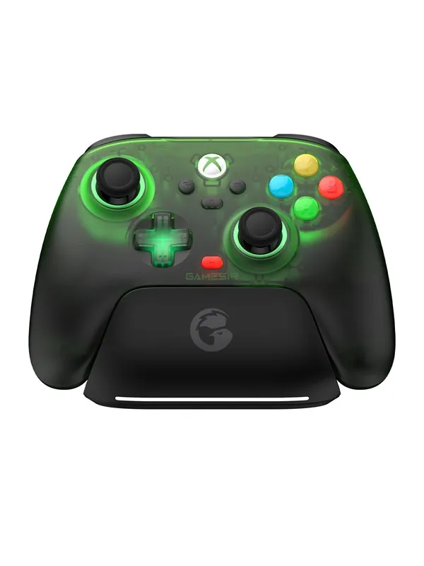 GameSir T7 Pro Tri-Mode Wireless Xbox Controller - Retro Green (TMR Sticks Hall-Effect Triggers) Xbox Licensed - Wireless Controller - Microsoft Xbox One X