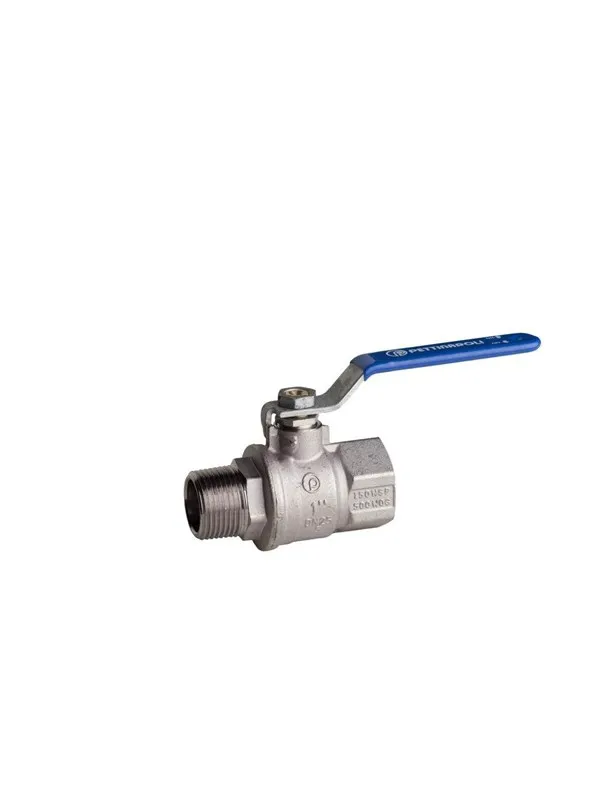 Pettinaroli F x m heavyduty fullway ball valve blue steel lever 3/4