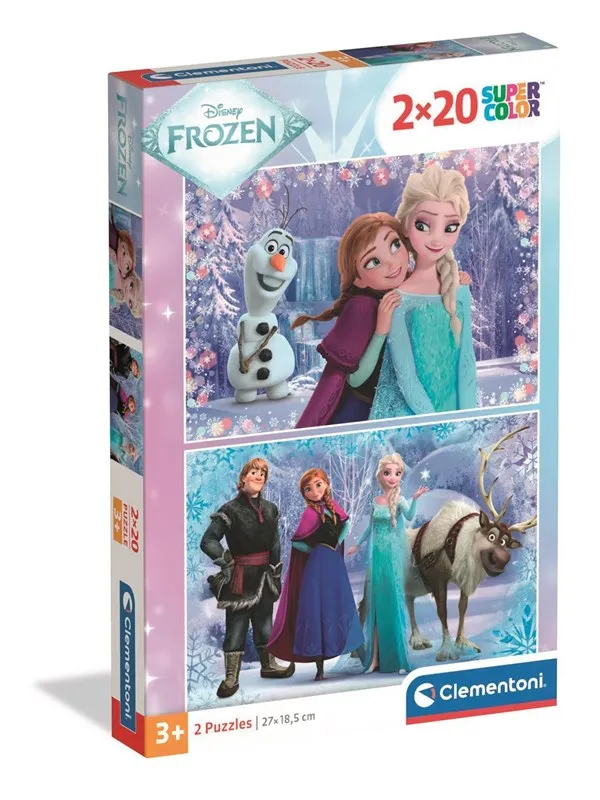 Clementoni Puzzle Frozen 2x20 pieces (2025) Gulv