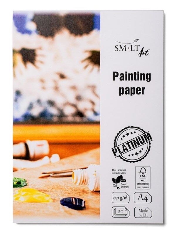 SMLT PLATINUM Painting Paper A4. 250g. 20 sheets