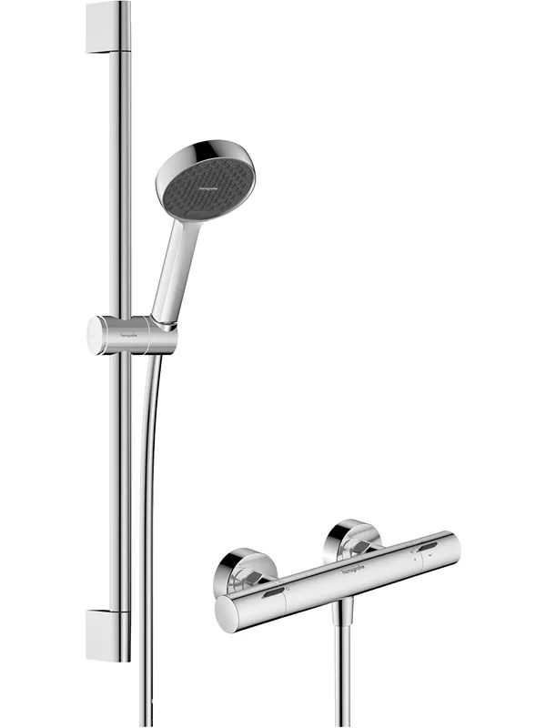 Hansgrohe activera select s shower system for exposed installation