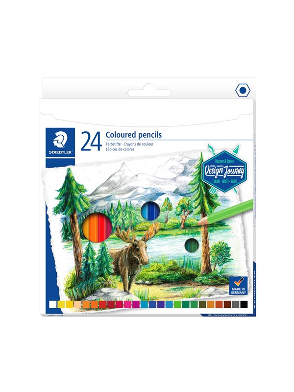 Staedtler Coloured pencil 24pcs     100% PEFC