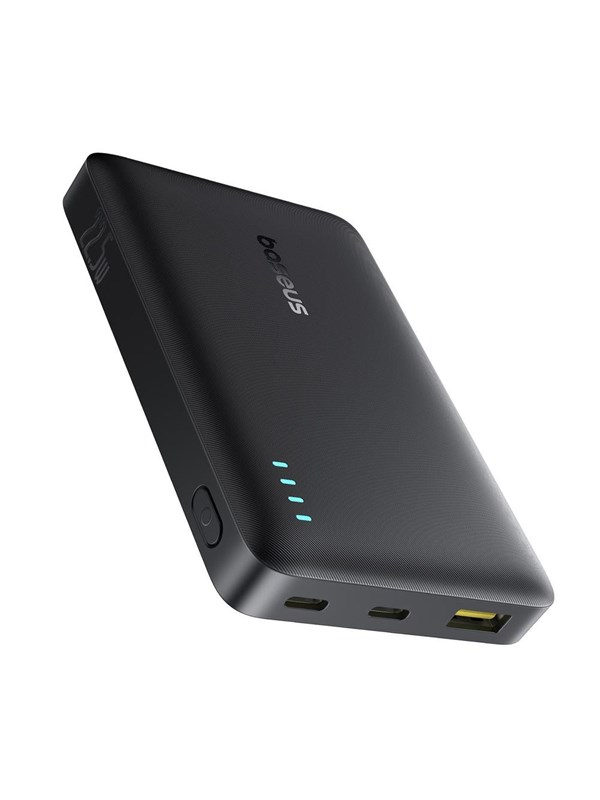 Baseus EnerFill FP21 Power Bank 10000mAh 22.5W USB-A - USB-C - Black Nødlader - Svart - 10000 mAh