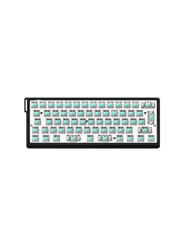 Wooting 60HE v2 - ISO - Split - Plastic - Gamingtastatur - Uten numpad - ISO - Svart