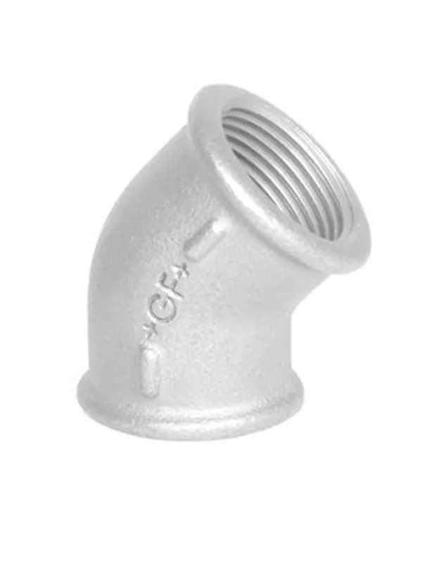 +GF+ Elbow 45° galvanized for f 1"