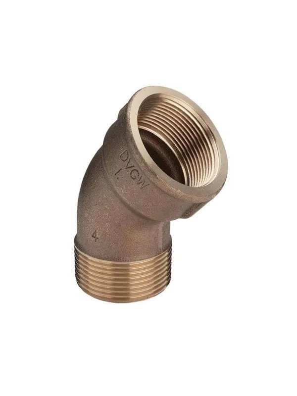 Viega Bend 45° sleeve/nipple 3/4" gunmetal