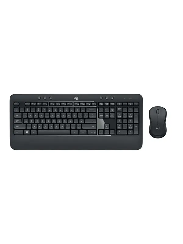 Logitech MK540 Advanded Wireless Combo - UK - Tastatur & Mussett - Engelsk - Svart