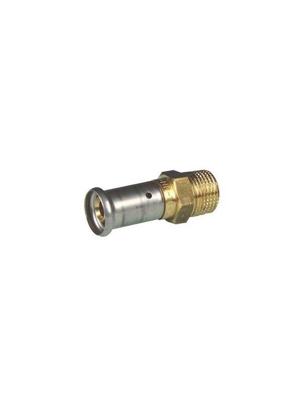 Henco straight male adapter 26 mm x 1 cusi