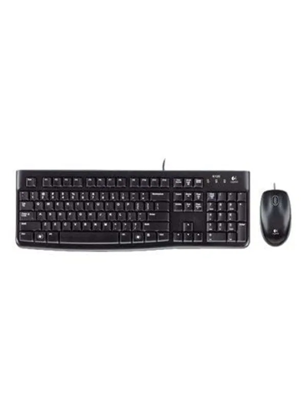 Logitech Desktop MK120 - Tastatur & Mussett - Engelsk (USA) - Svart