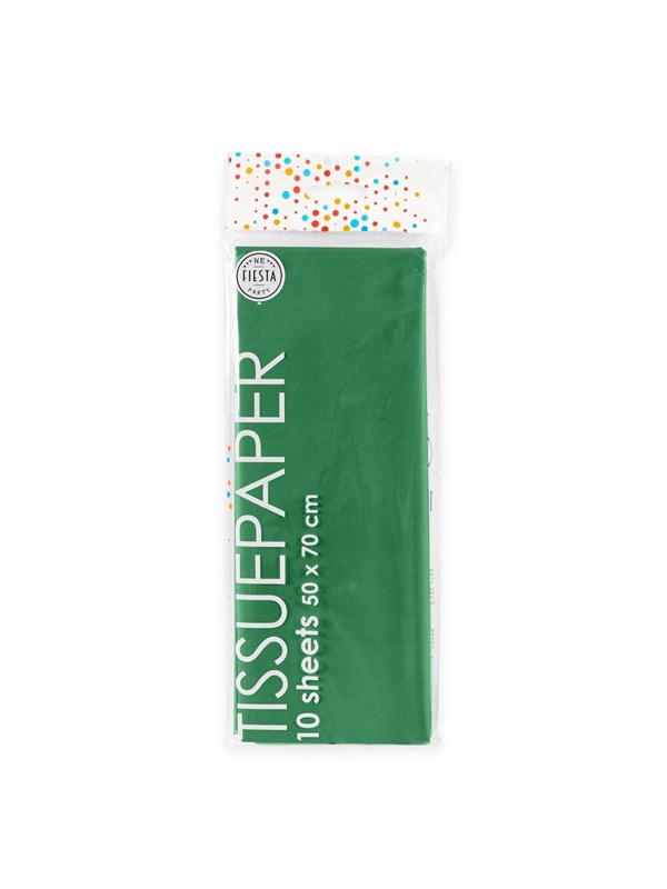 Globos - Tissue Paper 10 Sheets Xmas Green 50x70cm