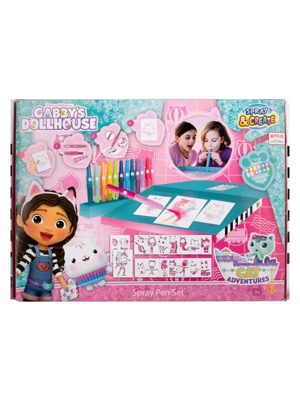 Canenco - Gabby's Dollhouse Blow Pen Set Deluxe