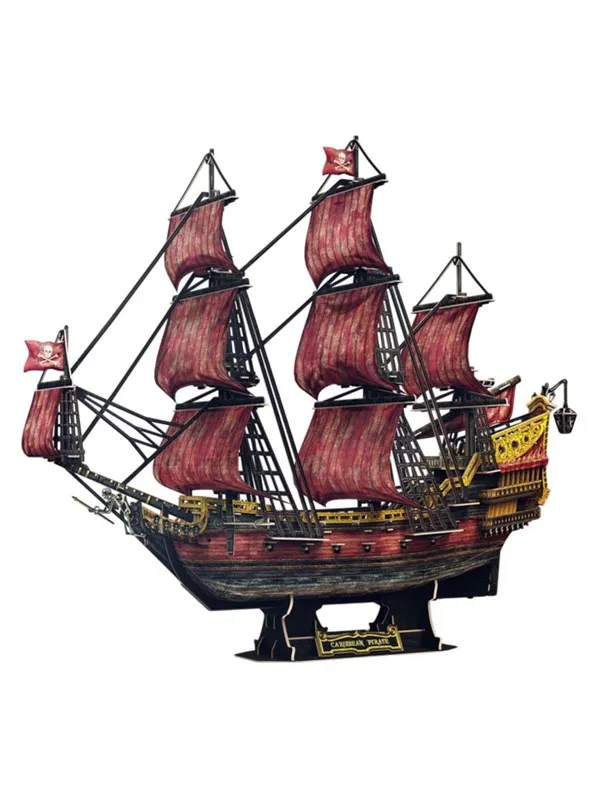 Cubic Fun 3D Puzzle Queen Anne Revenge 3D Puslespill